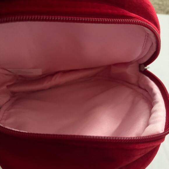 Cat & Jack Girls' Quilted Velvet 10" Mini Backpack New With Tags - Picture 3 of 4